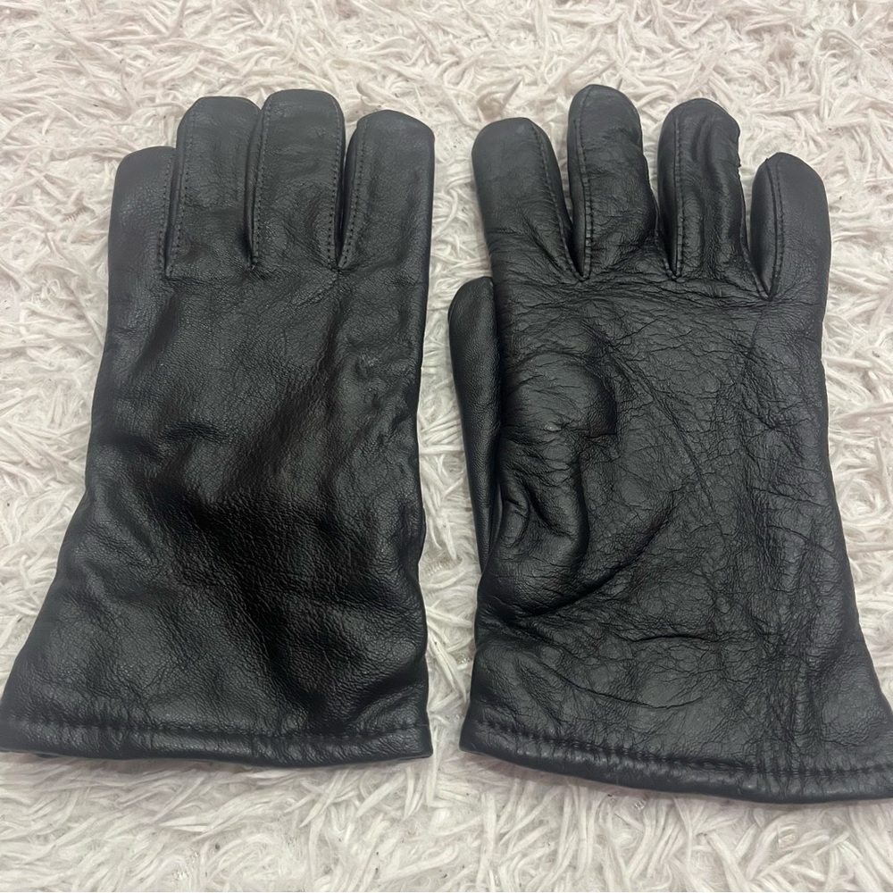 US Leather Sheepskin Military Gloves Unisex